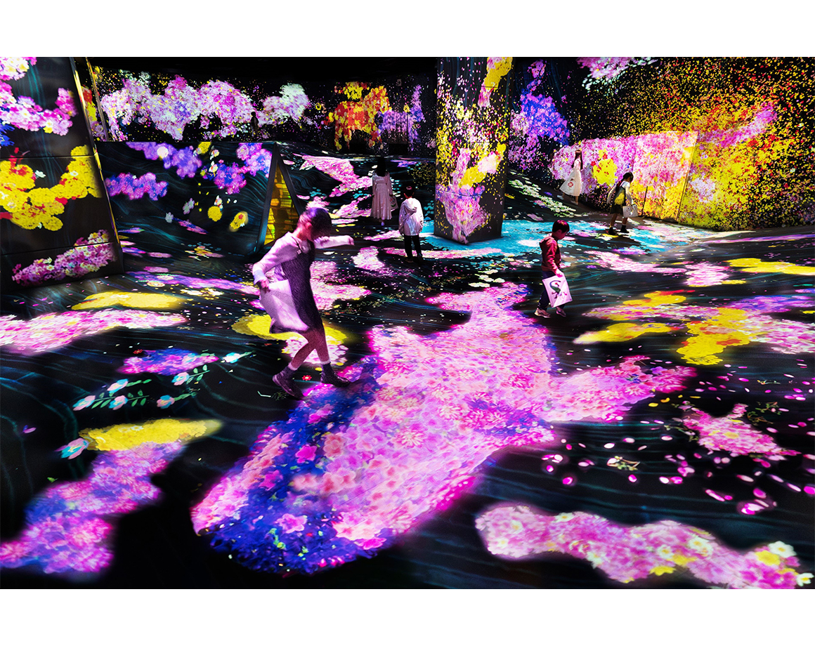 [From March 4th] "TeamLab Forest" turns into a spring landscape